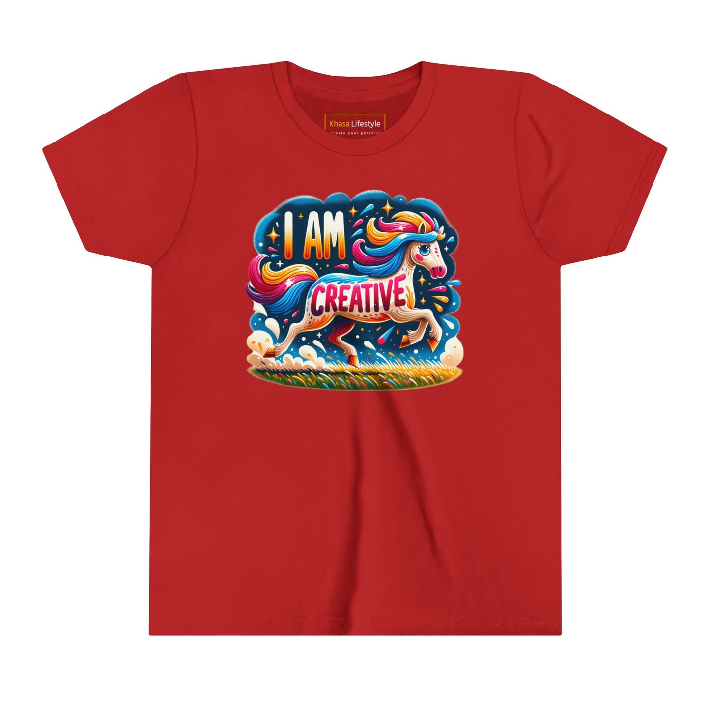 Unicorn Horse | I AM CREATIVE | Youth Graphic Tees | 74RG-Y