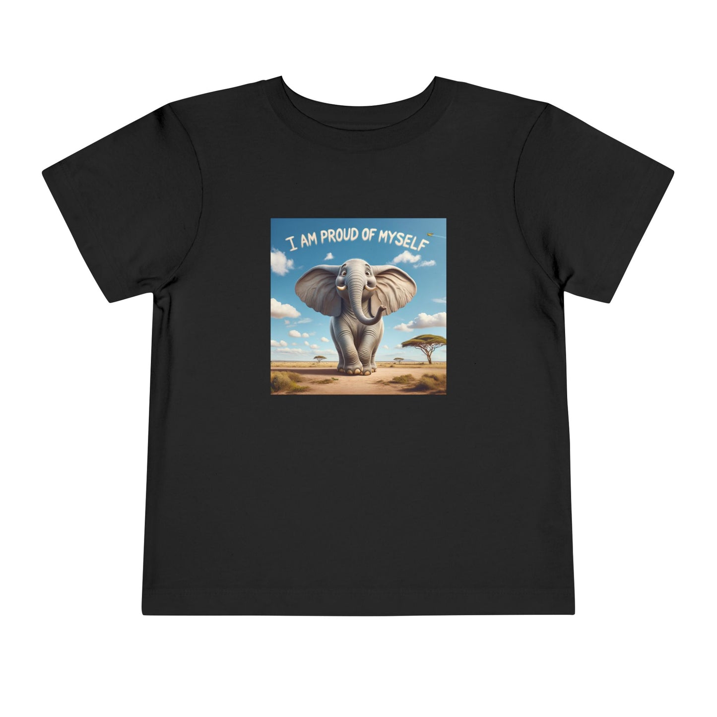 Elephant | I AM PROUD OF MYSELF | Toddler Graphic Tees | #67-ff-T