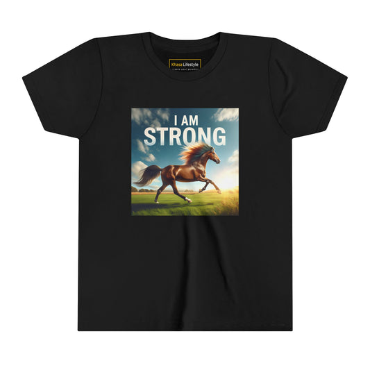 Horse | I AM STRONG | Youth Graphic Tees | #670-7e6-Y