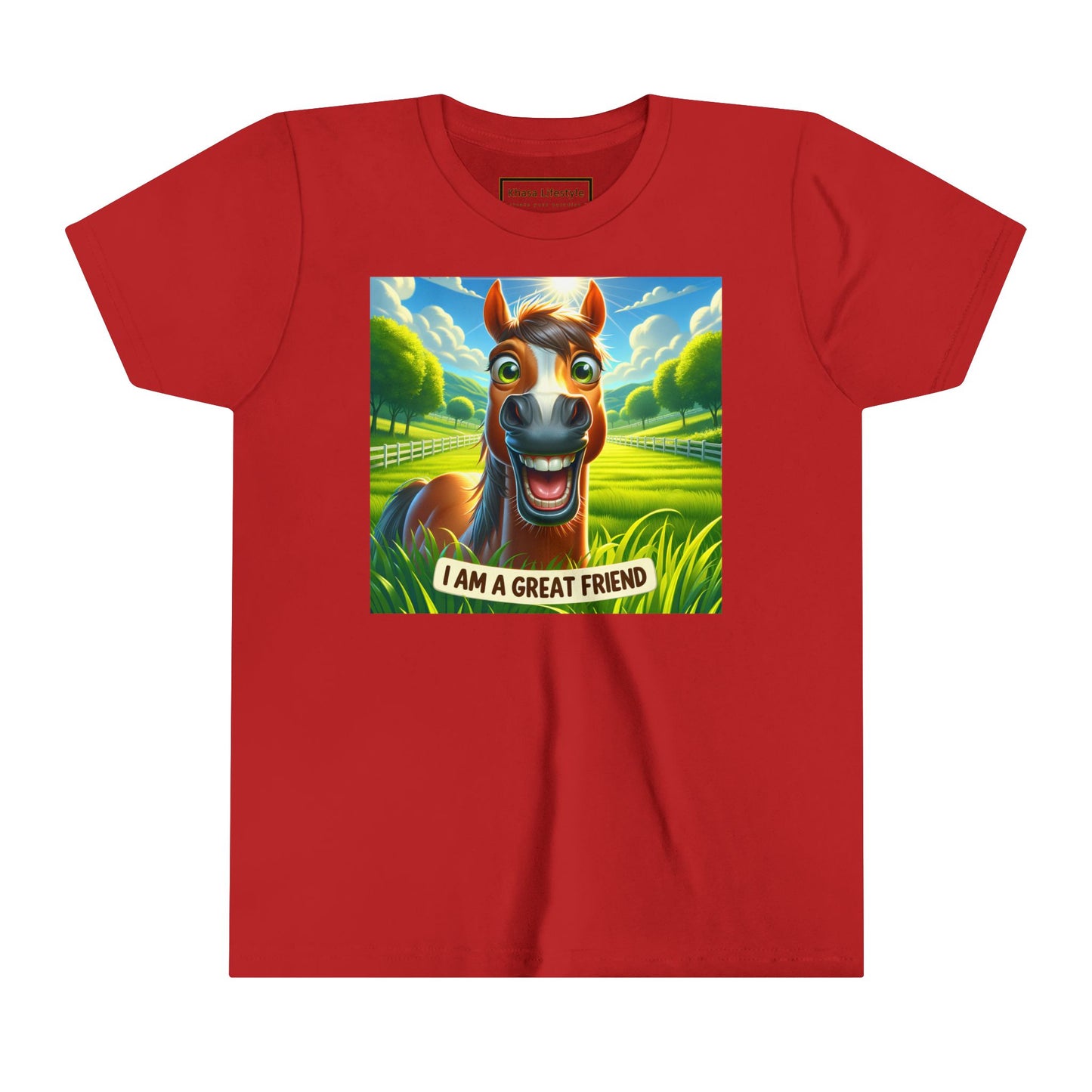 Horse | I AM A GREAT FRIEND | Youth Graphic Tees | #67-54-Y