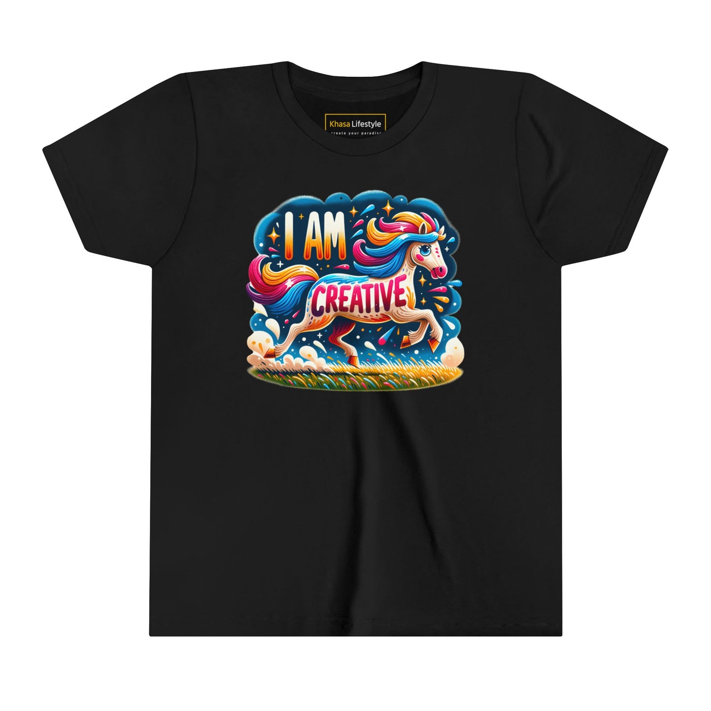 Unicorn Horse | I AM CREATIVE | Youth Graphic Tees | 74RG-Y