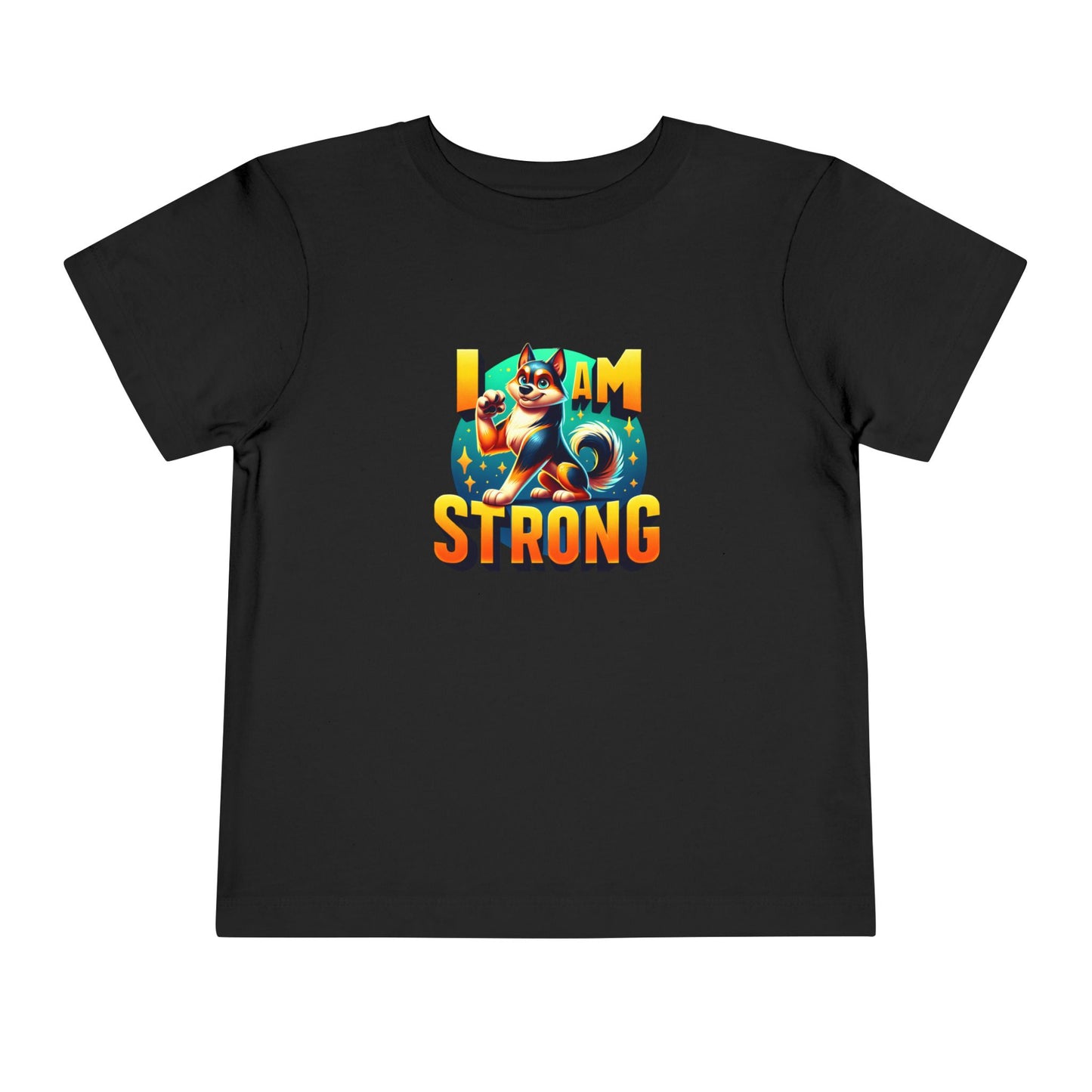 Dog Flex | I AM STRONG | Toddler Graphic Tees | 61JP-T