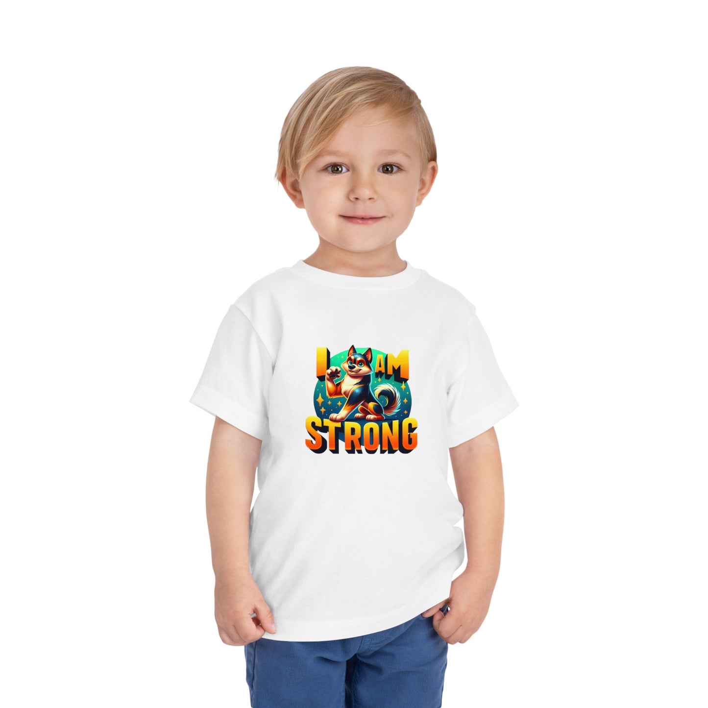 Dog Flex | I AM STRONG | Toddler Graphic Tees | 61JP-T