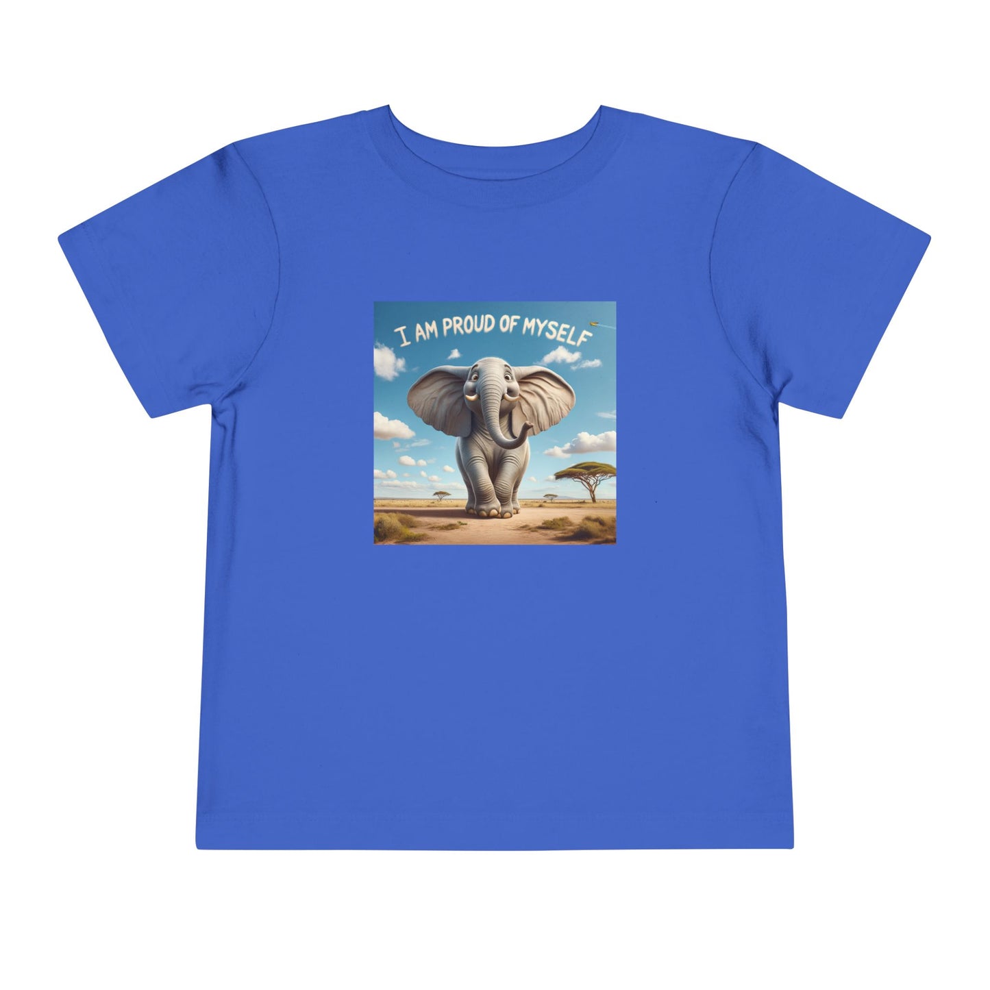 Elephant | I AM PROUD OF MYSELF | Toddler Graphic Tees | #67-ff-T