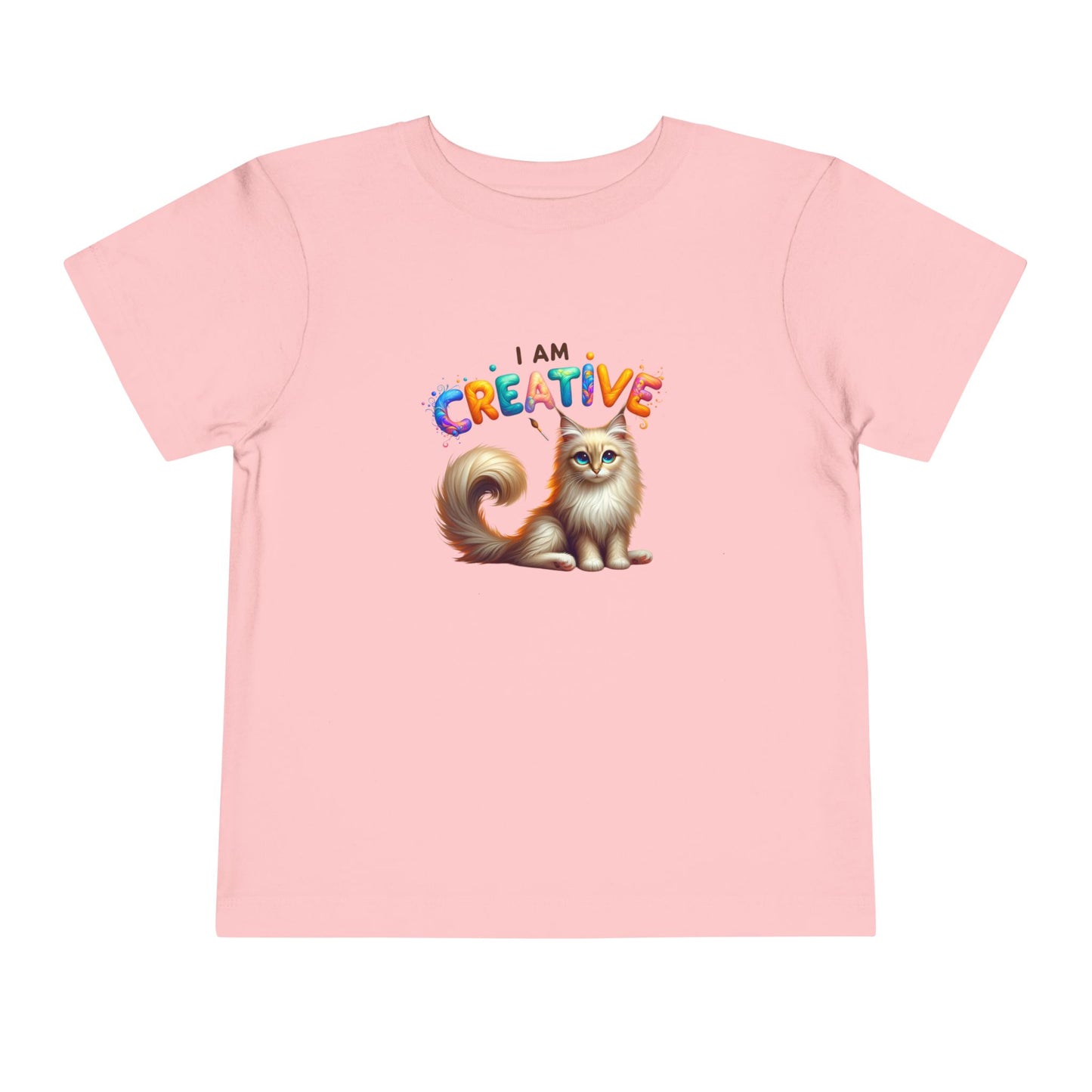 Creative Cat | I AM CREATIVE | Toddler Graphic Tees | 37FM-T