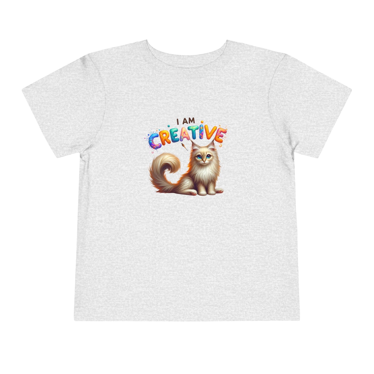 Creative Cat | I AM CREATIVE | Toddler Graphic Tees | 37FM-T