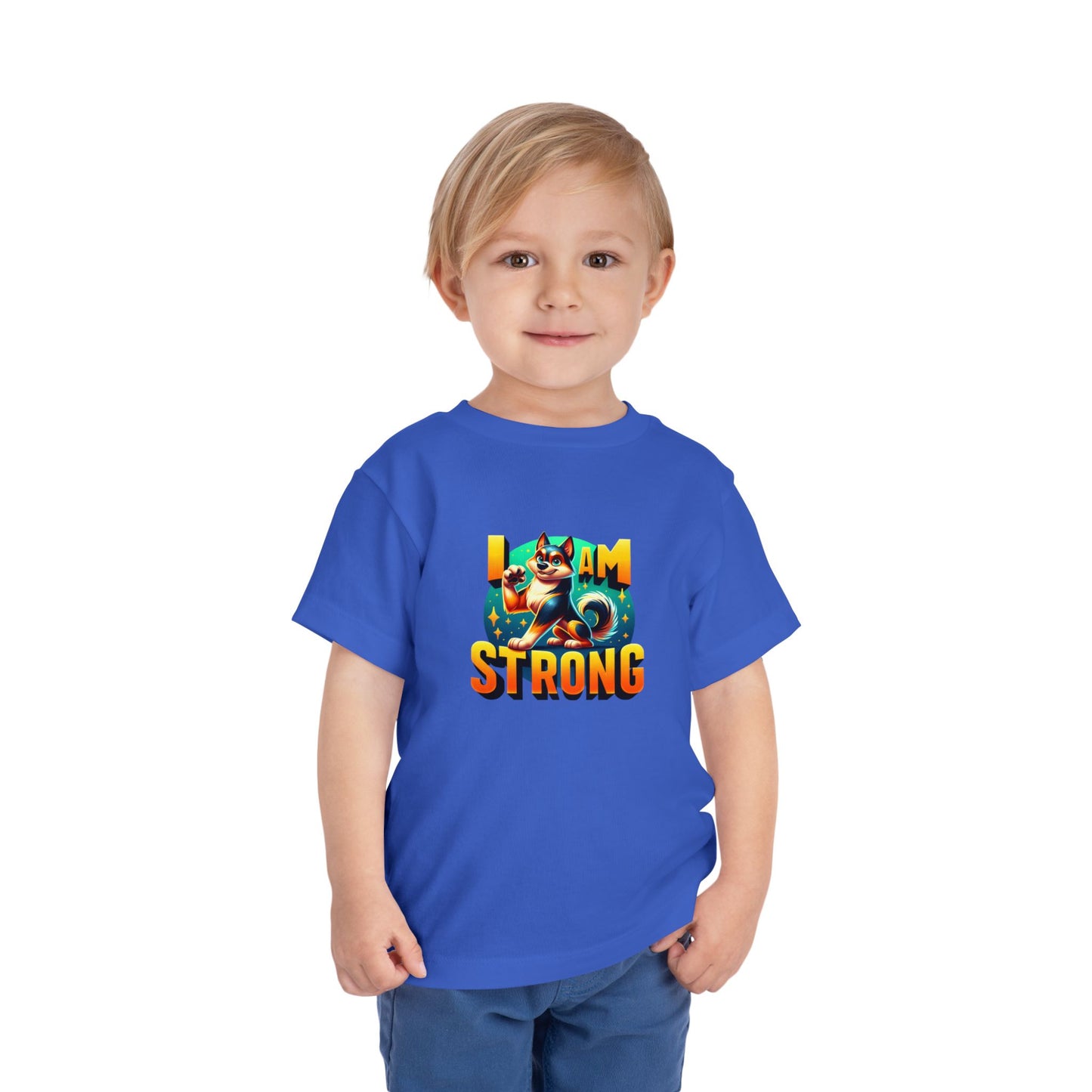 Dog Flex | I AM STRONG | Toddler Graphic Tees | 61JP-T