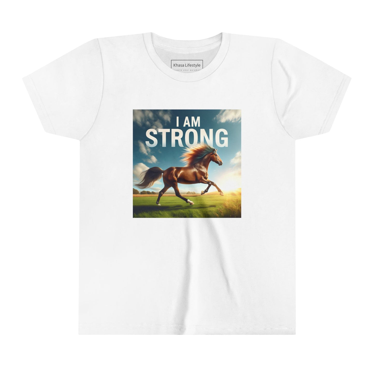 Horse | I AM STRONG | Youth Graphic Tees | #670-7e6-Y