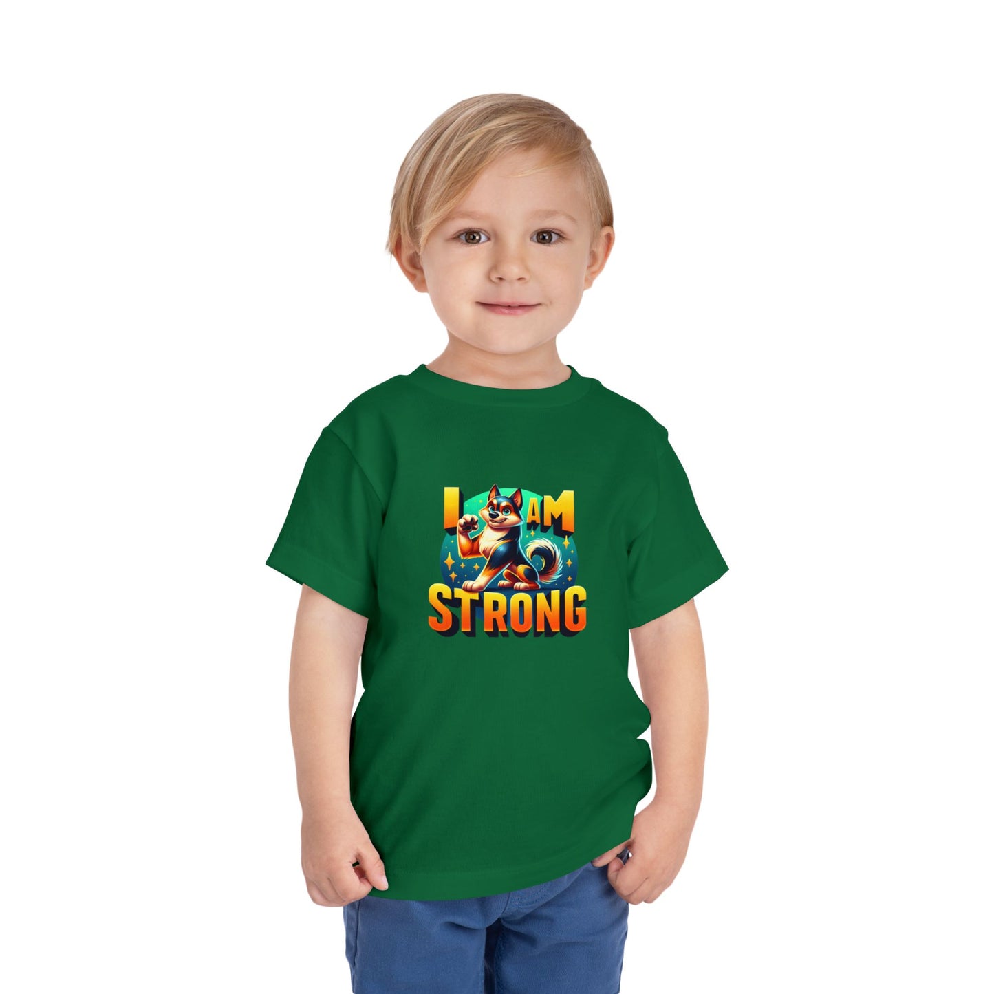 Dog Flex | I AM STRONG | Toddler Graphic Tees | 61JP-T