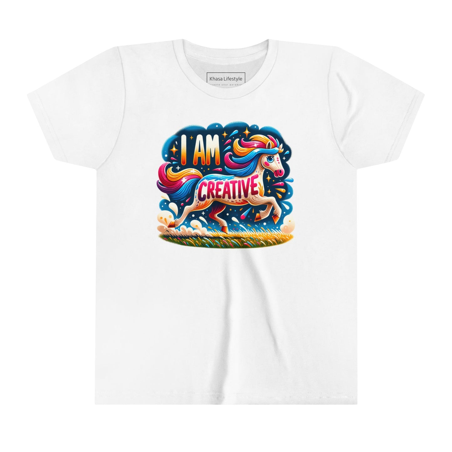 Unicorn Horse | I AM CREATIVE | Youth Graphic Tees | 74RG-Y