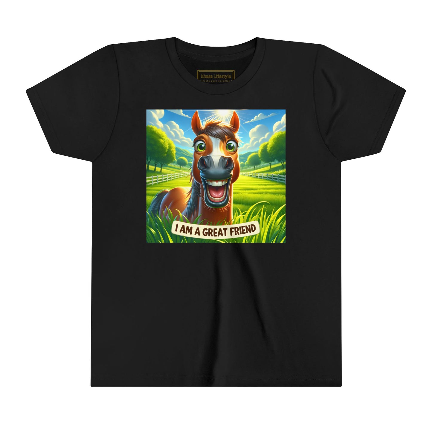 Horse | I AM A GREAT FRIEND | Youth Graphic Tees | #67-54-Y